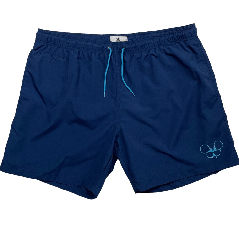 Disney Parks Walt Disney World Mickey Mouse Blue Swim Trunks Swimsuit Men's XXL